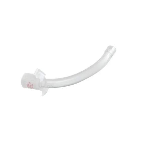 The tracheostomy product in the image is designed to work with the tracheostomy tube to help restore the patient's airway