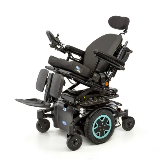 The Invacare TDX SP2 Power Wheelchair, a rehab power chair with tilt and recline features. Ideal for patients with neuromuscular conditions like ALS, Hemiplegia & Parkinson's. Experience enhanced powered mobility.